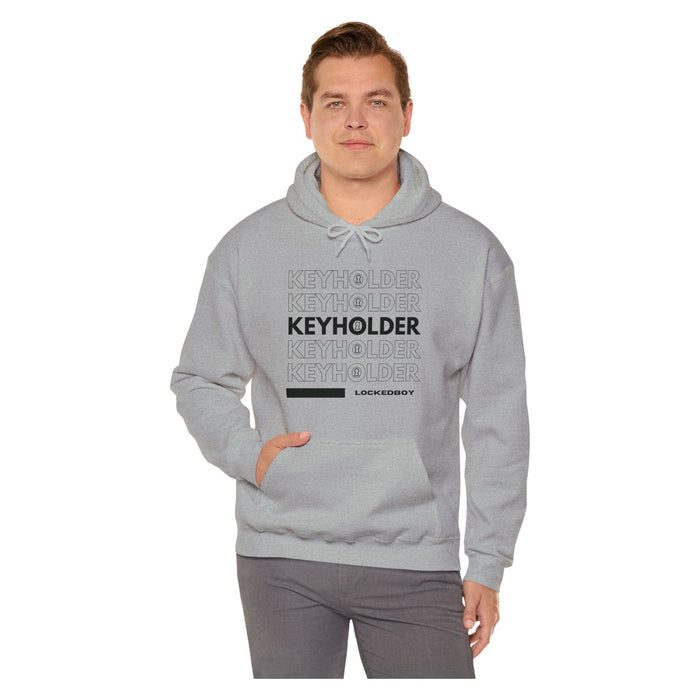 Keyholder Bag Inspo Hoodie - Lockedboy Athletics Chastity Apparel