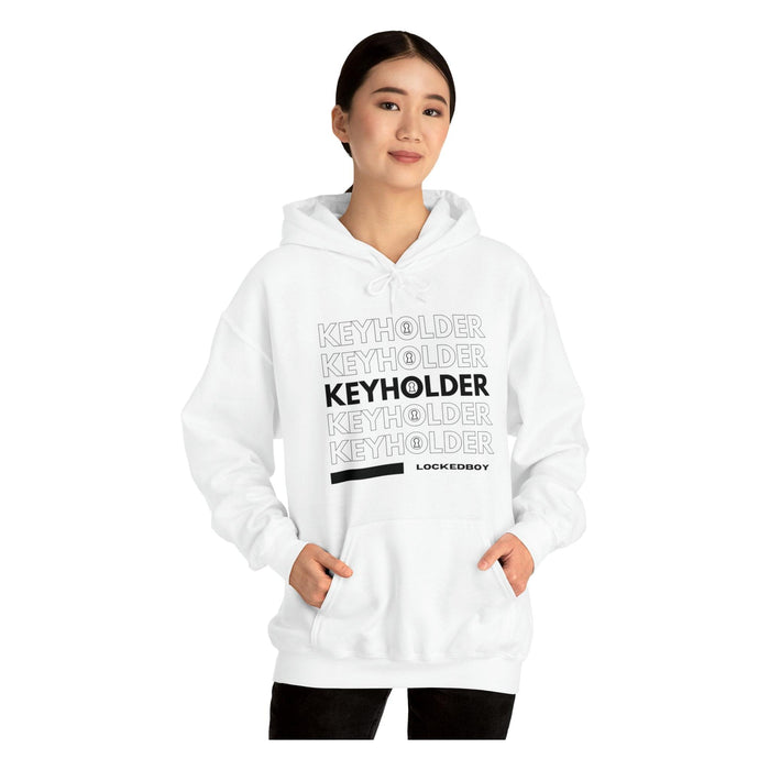 Keyholder Bag Inspo Hoodie - Lockedboy Athletics Chastity Apparel