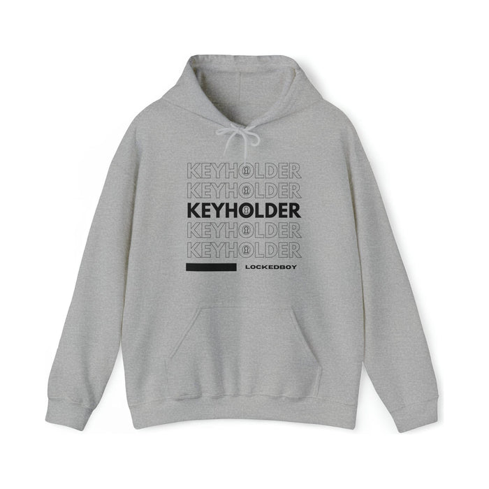 Keyholder Bag Inspo Hoodie - Lockedboy Athletics Chastity Apparel