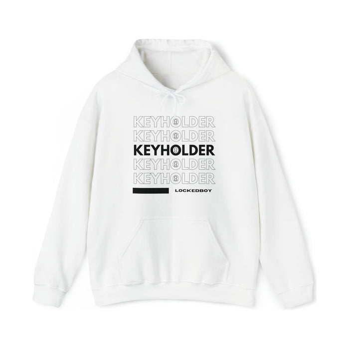 Keyholder Bag Inspo Hoodie - Lockedboy Athletics Chastity Apparel