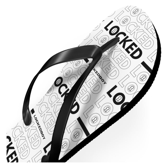 LeatherDaddy Skin Co. - Lockedboy Bag Inspo Unisex Flip Flops