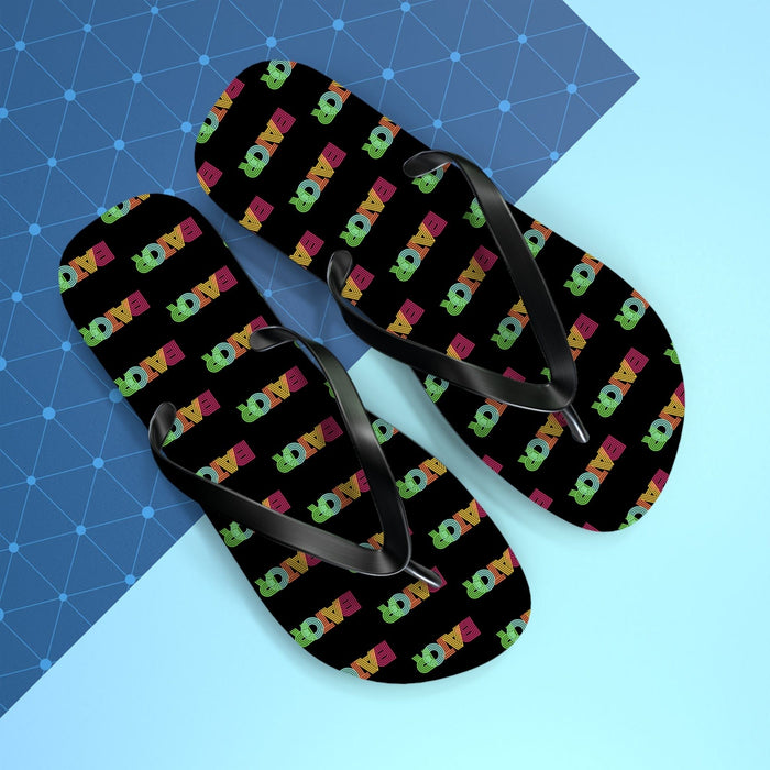 LeatherDaddy Skin Co. - Retro Bator Unisex Flip-Flops