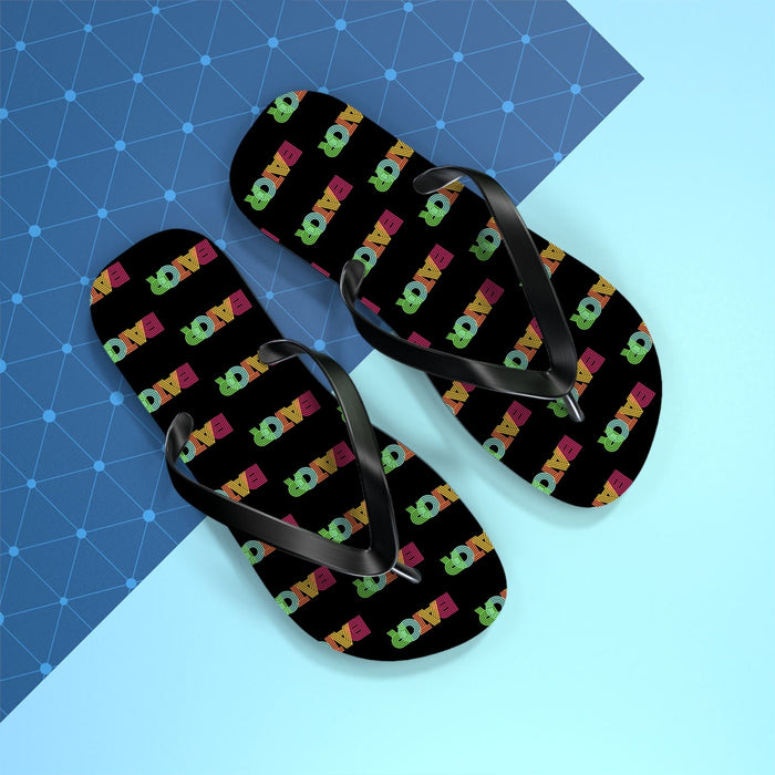 LeatherDaddy Skin Co. - Retro Bator Unisex Flip-Flops