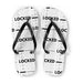 LeatherDaddy Skin Co. - Lockedboy Bag Inspo Unisex Flip Flops