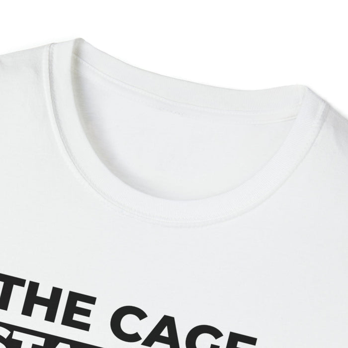 Cage Stays On - Lockedboy Athletics Chastity Tshirt