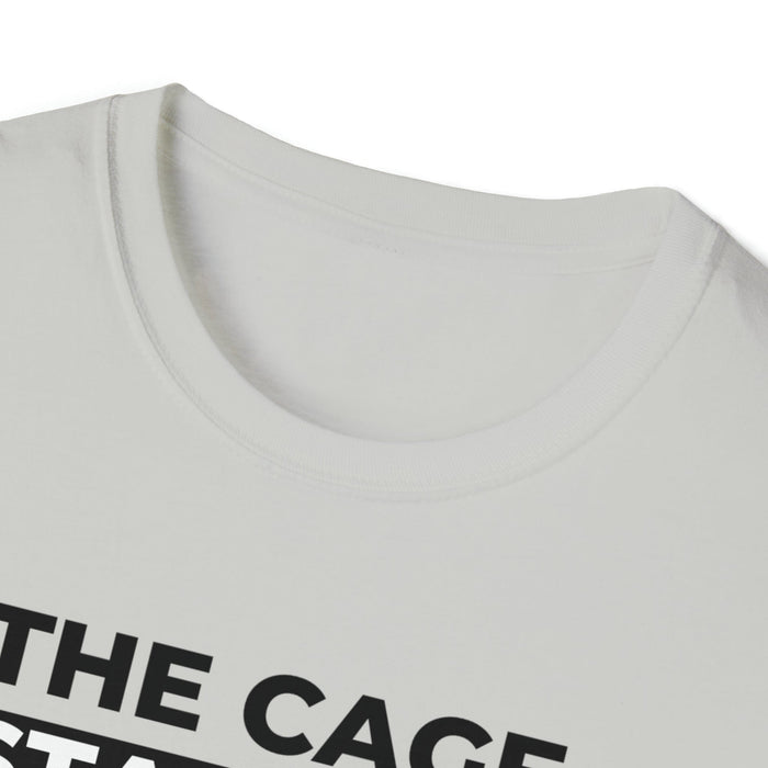 Cage Stays On - Lockedboy Athletics Chastity Tshirt