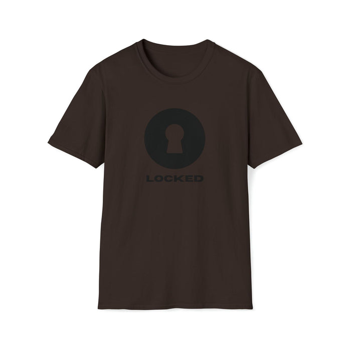 Boldly Locked - Lockedboy Athletics Chastity Tshirt