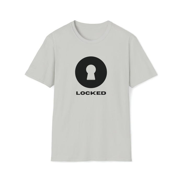 Boldly Locked - Lockedboy Athletics Chastity Tshirt