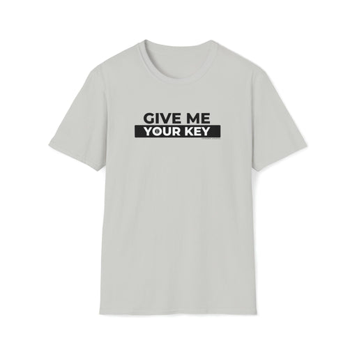 Give Me Your Key - Chastity Shirts by LockedBoy Athletics