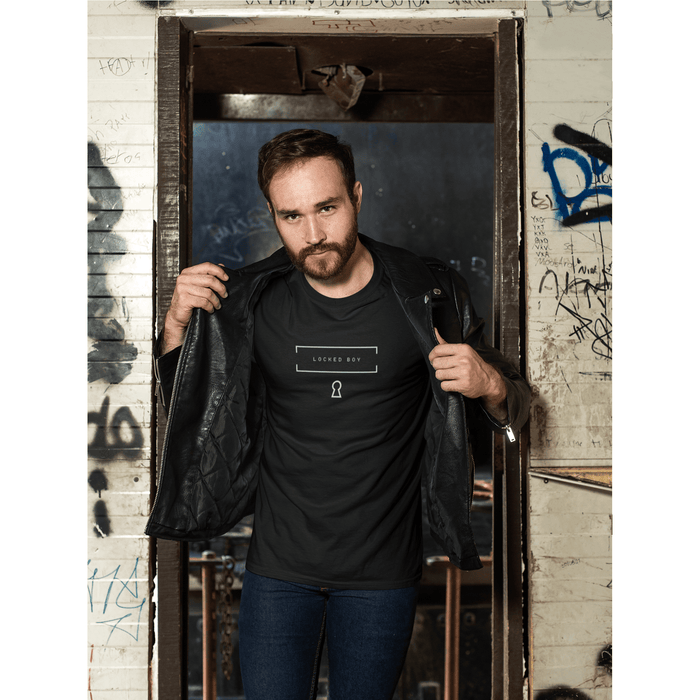 Lockedboy KeyHOLE Echo - Lockedboy Athletics Chastity Tshirt – LeatherDaddy  Skin Co.