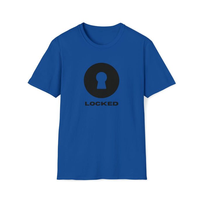 Boldly Locked - Lockedboy Athletics Chastity Tshirt