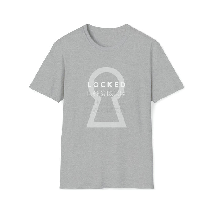 LeatherDaddy Skin Co. - Lockedboy KeyHOLE Echo - Lockedboy Athletics Chastity Tshirt