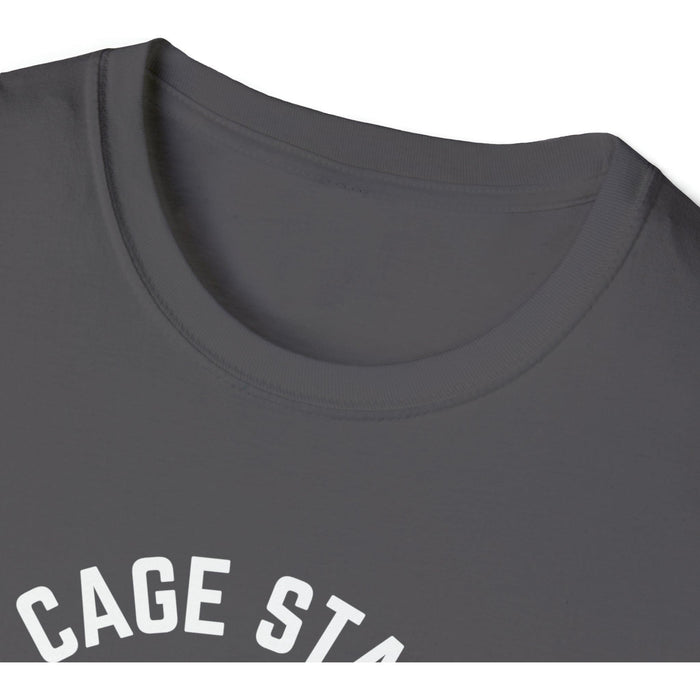 LeatherDaddy Skin Co. - The Cage Stays On LUX - Chastity Tshirt