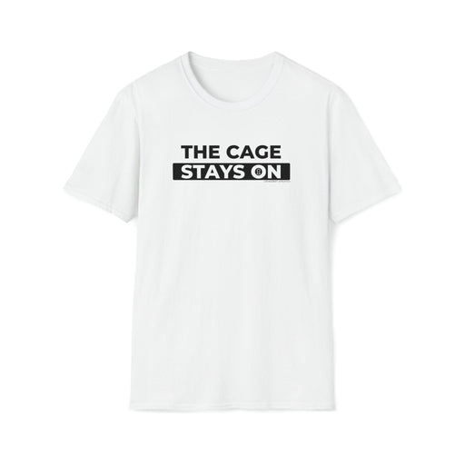 Cage Stays On - Lockedboy Athletics Chastity Tshirt