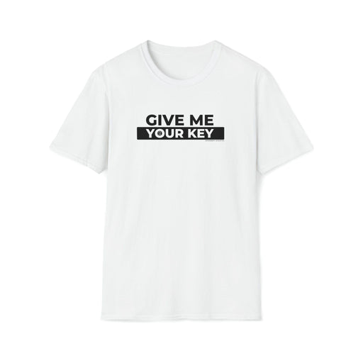 Give Me Your Key - Chastity Shirts by LockedBoy Athletics