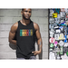 LeatherDaddy Skin Co. - LOCKED Blocks Tank Top - LockedBoy Athletics Chastity Themed Tshirts