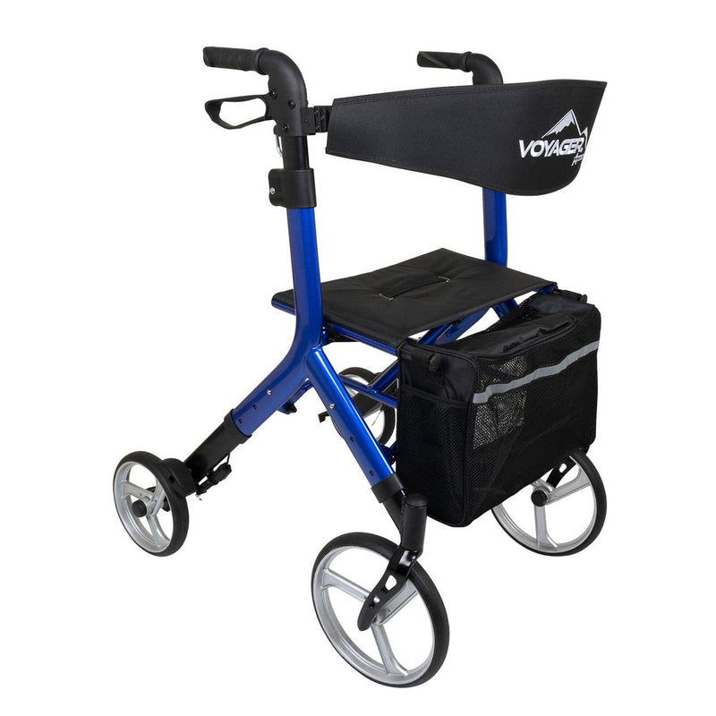 Stander Euro-Style Rollator Walker, Cobalt Blue Walkers