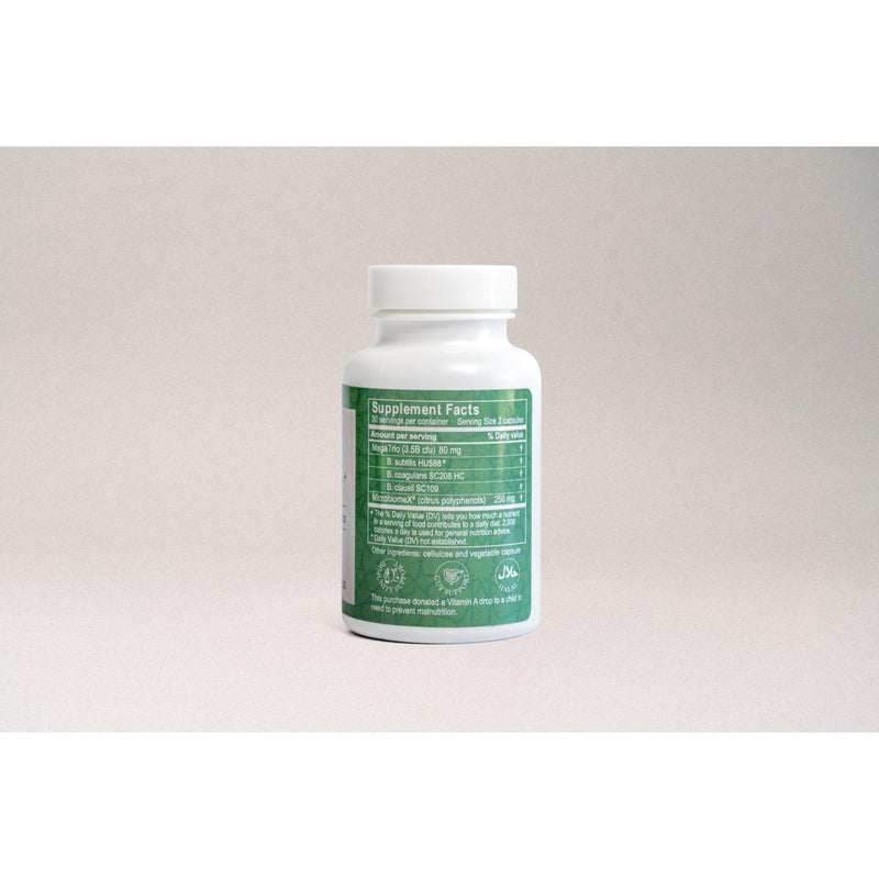 Salaam Nutritionals Synbiotic Plus - Halal Probiotics + Prebiotics 3.5 Billion CFU Veggie Capsules - 60 Count | Salaam Nutritionals Prebiotic + Probiotic