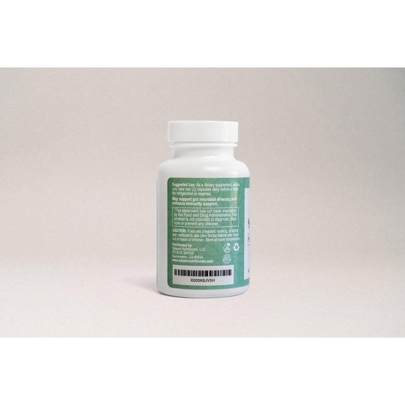 Salaam Nutritionals Synbiotic Plus - Halal Probiotics + Prebiotics 3.5 Billion CFU Veggie Capsules - 60 Count | Salaam Nutritionals Prebiotic + Probiotic