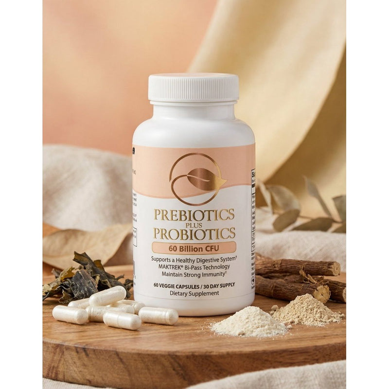 Bellawell Health Probiotics 60 Billion by Bellawell Capsules Tan