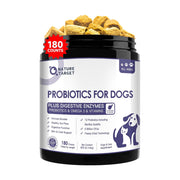 Nature Target Chicken flavor Probiotics for Dogs & Cats, 6 Billion CFUs, 180 Chews Pet Vitamins Supplements