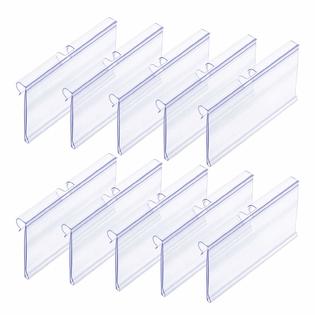 Quantum Storage Systems 32-Inch Clear Plastic Label Holders for Wire Baskets (50 Count) Science & Laboratory