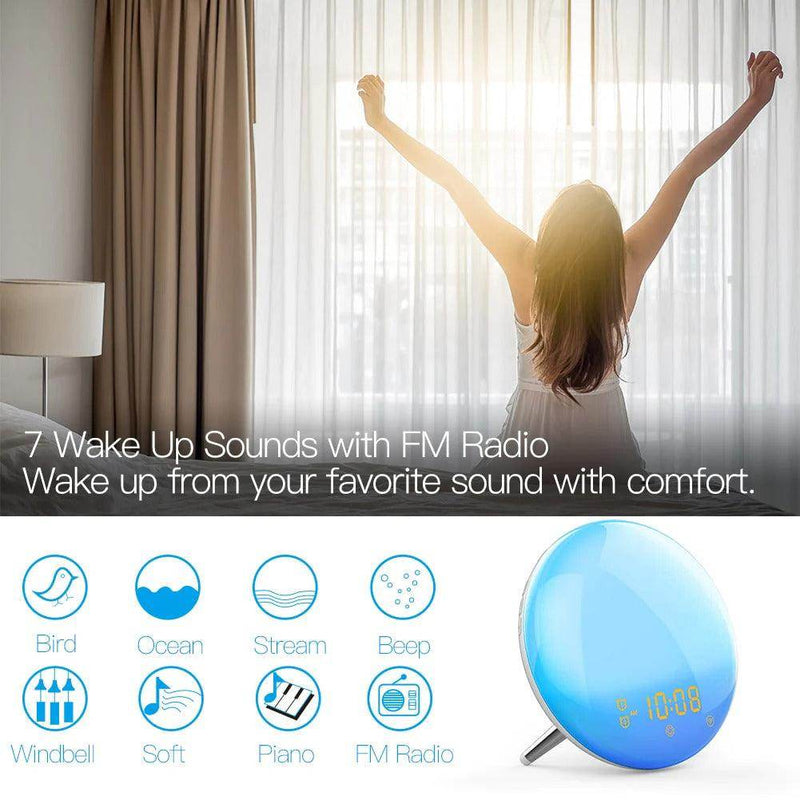 SmartPursue™ Wake Up Sunrise Simulation Alarm Clock Alarm Clocks