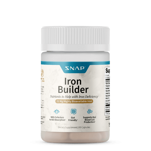 Snap Supplements Iron Builder with Vitamins B & C Absorption Boosters