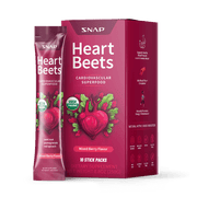 Snap Supplements Heart Beets Stick Packs