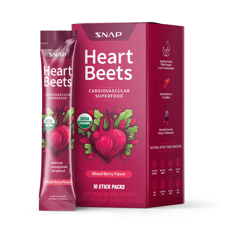 Snap Supplements Heart Beets Stick Packs