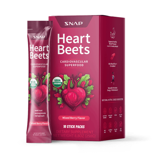 Snap Supplements Heart Beets Stick Packs