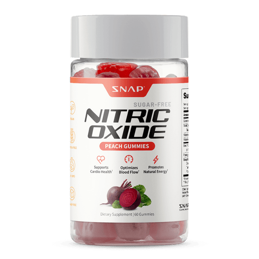 Snap Supplements Nitric Oxide Gummies - Peach Flavor