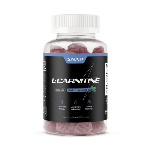 Snap Supplements L-Carnitine Sugar-Free Blueberry Gummies