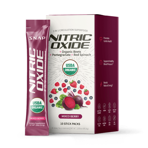 Snap Supplements Nitric Oxide Organic Beets Single-Serve Packs