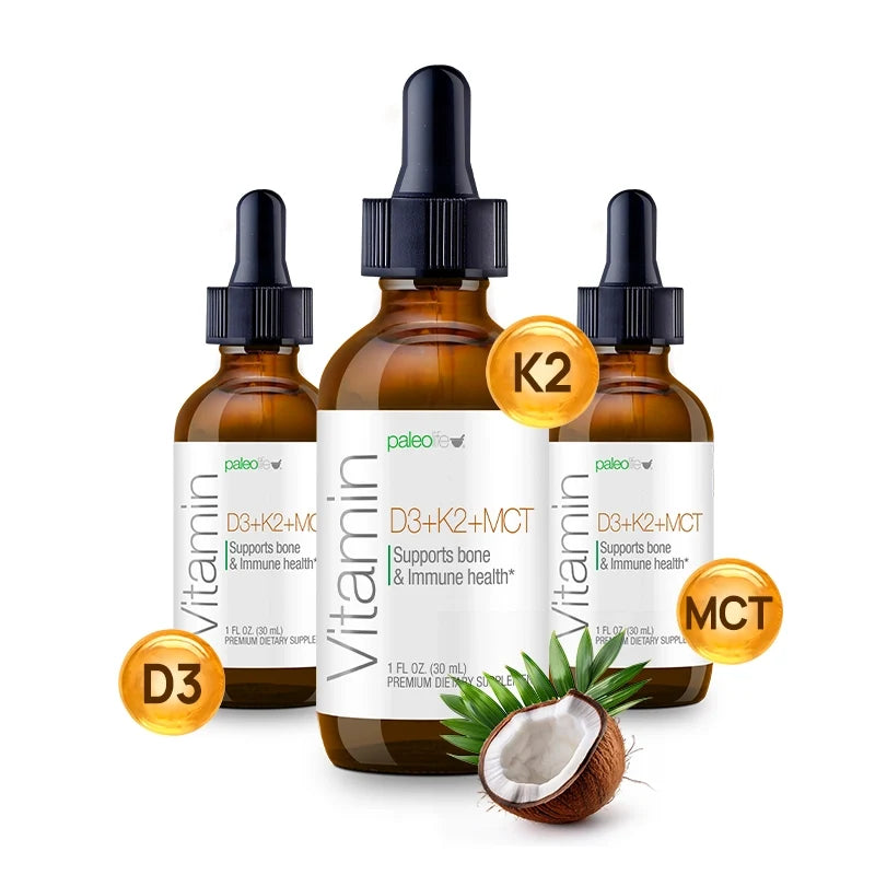 Paleolife Vitamin D3 & K2 White Smoke 1 Pack,3 Pack,6 Pack