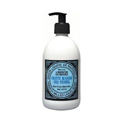 Pre De Provence Manufacture en la Provence Criste Marine Samphire Hands & Body Liquid Soap 500ml Liquid Soap