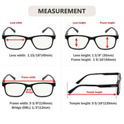 eyekeeper.com Progressive Multifocus Reading Glasses No Line Multifocal Readers MR005N Eyeglasses