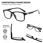 eyekeeper.com Progressive Multifocus Reading Glasses No Line Multifocal Readers MR005N Eyeglasses