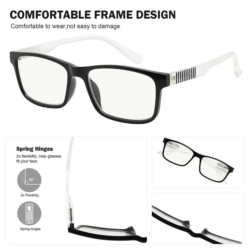 eyekeeper.com Progressive Multifocus Reading Glasses No Line Multifocal Readers MR008N Eyeglasses