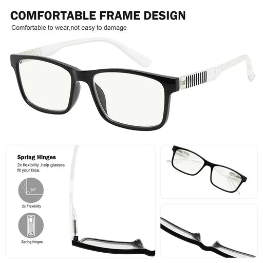 eyekeeper.com Progressive Multifocus Reading Glasses No Line Multifocal Readers MR008N Eyeglasses