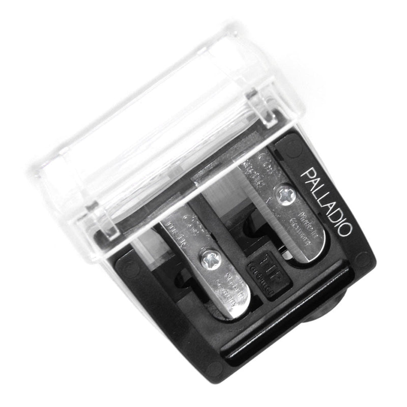 Palladio DOUBLE BARREL PENCIL SHARPENER Pencil Sharpener White Smoke Black