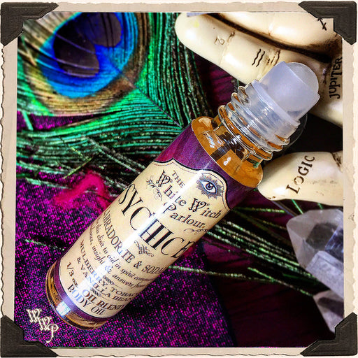 WhiteWitchParlour.com ( PRE-ORDER 2 week turnaround ) PSYCHIC EYE Elixir BODY OIL Rollon. For Enhancing Psychic Intuition, Spiritual Energy & Divination. incense & aromas