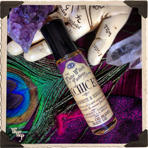 WhiteWitchParlour.com ( PRE-ORDER 2 week turnaround ) PSYCHIC EYE Elixir BODY OIL Rollon. For Enhancing Psychic Intuition, Spiritual Energy & Divination. incense & aromas