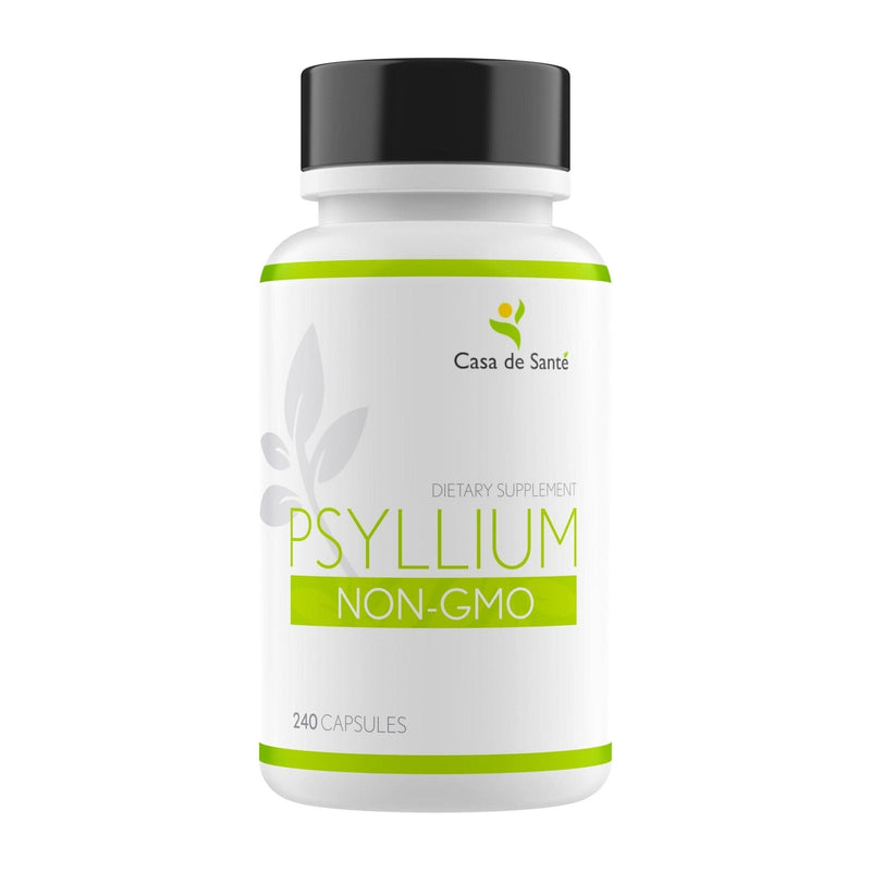 casa de sante Psyllium MD PhD Formulated Non GMO Gut Friendly Low FODMAP Digestive Support Supplements