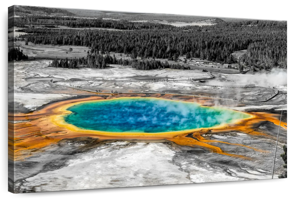 Grand Prismatic Spring Pop Wall Art