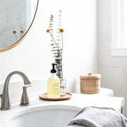 Whispering Willow Eucalyptus & Mint Natural Hand Soap in a Glass Bottle Liquid Soap