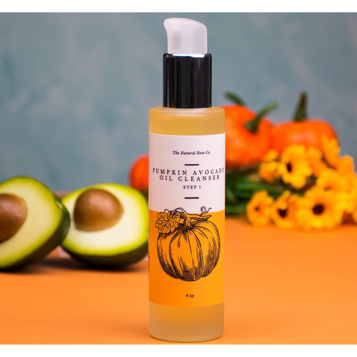 The Natural Rose Pumpkin Avocado Oil Cleanser 4oz Facial Cleansers
