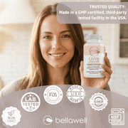 Bellawell Health Pure Liver Cleanse - Bellawell Detox+ Capsules Dark Gray