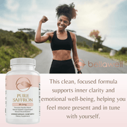 Bellawell Health Pure Saffron – Balance in Harmony Capsules Misty Rose