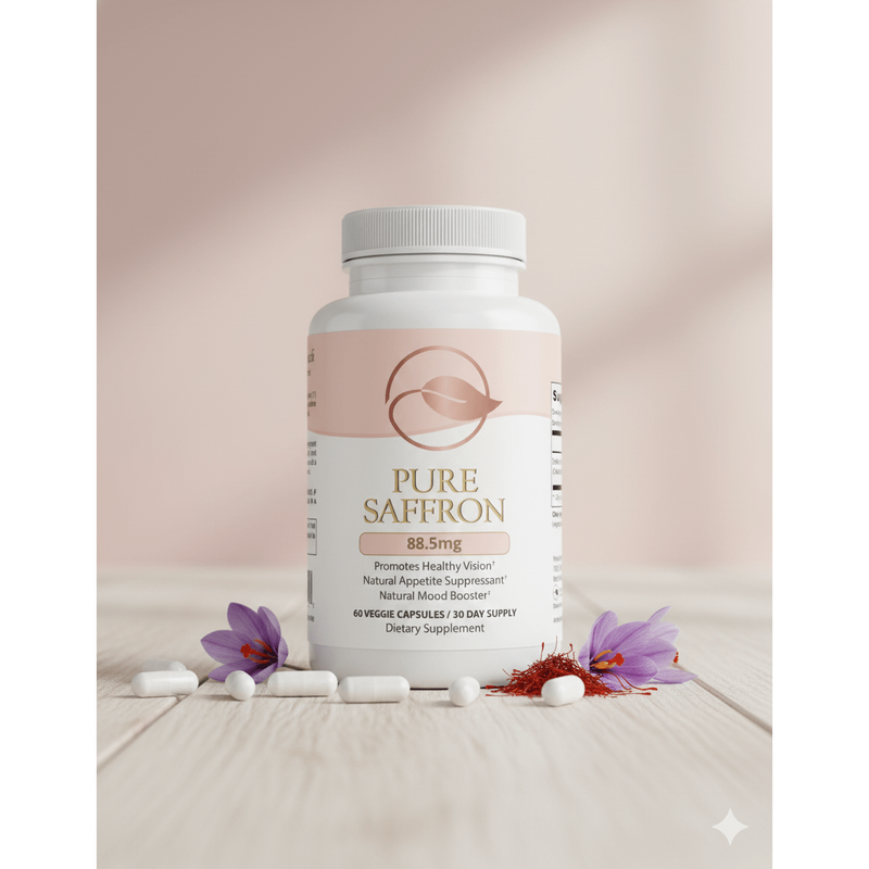 Bellawell Health Pure Saffron – Balance in Harmony Capsules Light Gray